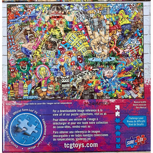 Musical Graffiti Street Murals 1000 Piece Jigsaw Puzzle Sure Lox - for just $14.99! 