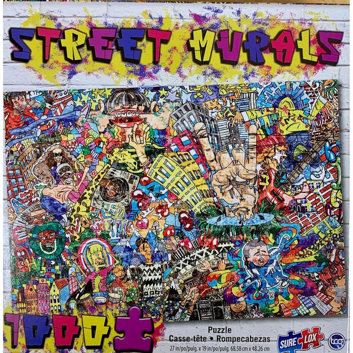 Musical Graffiti Street Murals 1000 Piece Jigsaw Puzzle Sure Lox - for just $14.99! 