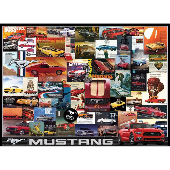 Mustang Advertising Collection 1000 Piece Jigsaw Puzzle Eurographics - for just $21.99! 