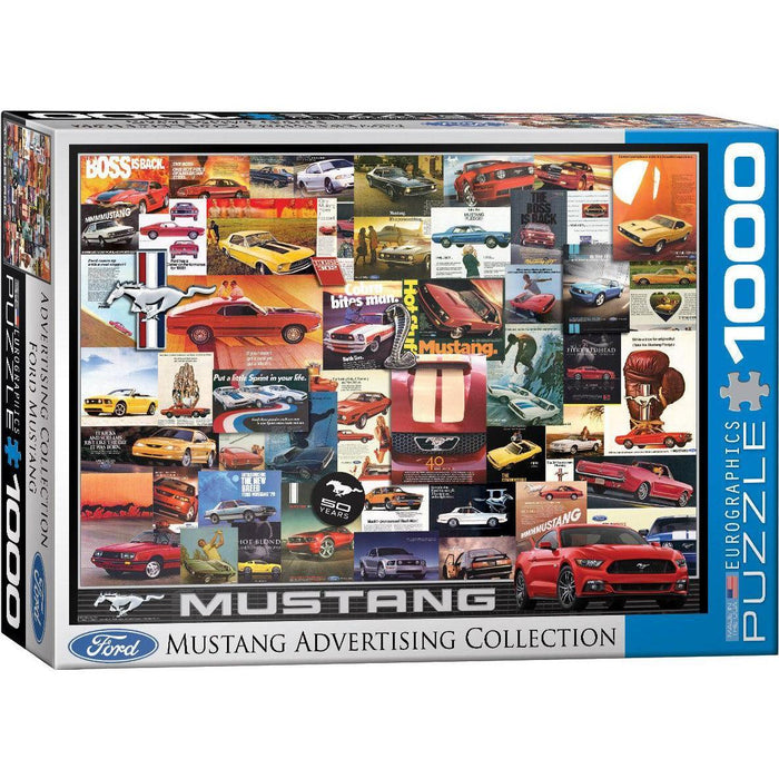Mustang Advertising Collection 1000 Piece Jigsaw Puzzle Eurographics - for just $21.99! 