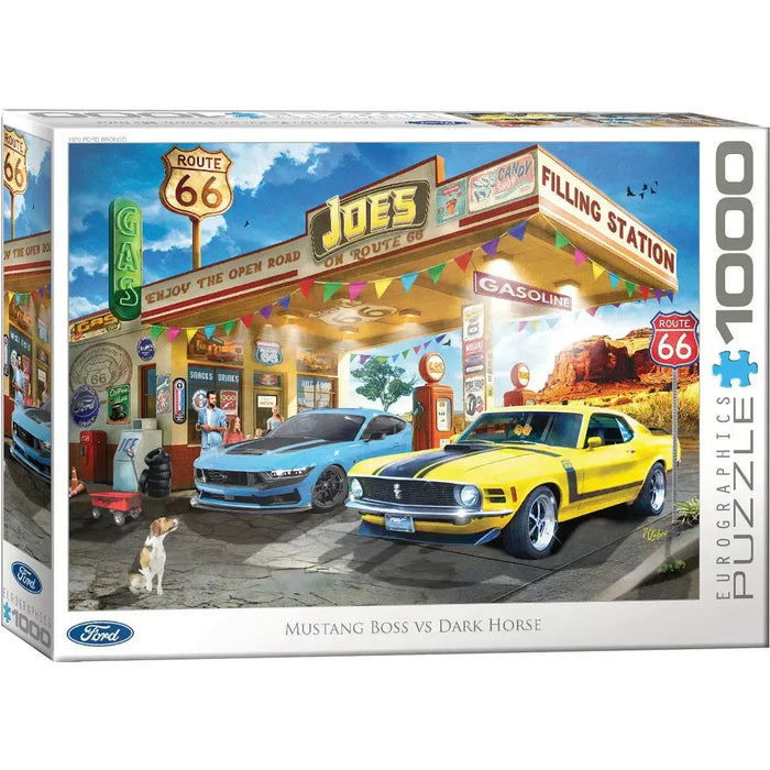Mustang Boss vs Dark Horse Ford 1000 Piece Jigsaw Puzzle Eurographics - for just $21.99! 
