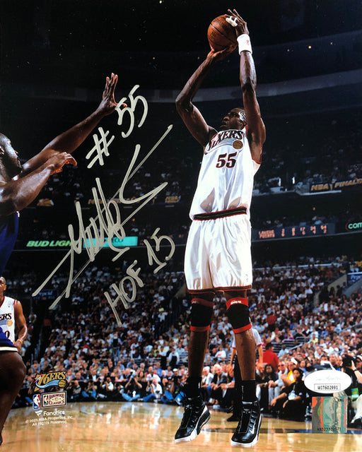 Dikembe Mutombo Philadelphia 76ers Autographed 8" x 10" Photo Inscribed Hall of Fame - for just $199.99! 