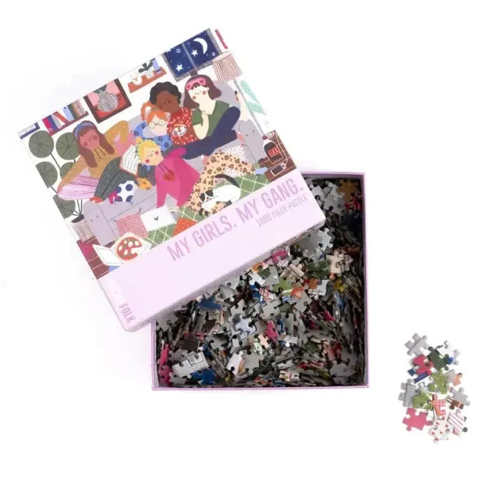 My Girls. My Gang. 1000 Piece Jigsaw Puzzle PuzzleFolk - for just $24.99! 