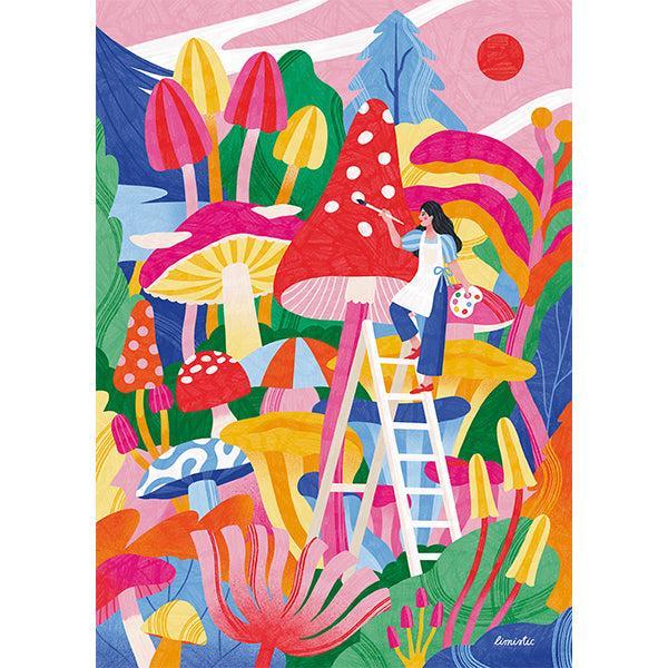 Mycology Whimsy 500 Piece Jigsaw Puzzle Holiyay - for just $24.99! 