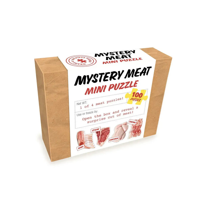 Mystery Meat 100 Piece Mini Jigsaw Puzzle Chronicle - for just $9.99! 