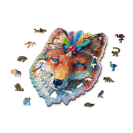 Mystic Fox 250 Piece Wood Jigsaw Puzzle Wooden City - for just $27.99! 