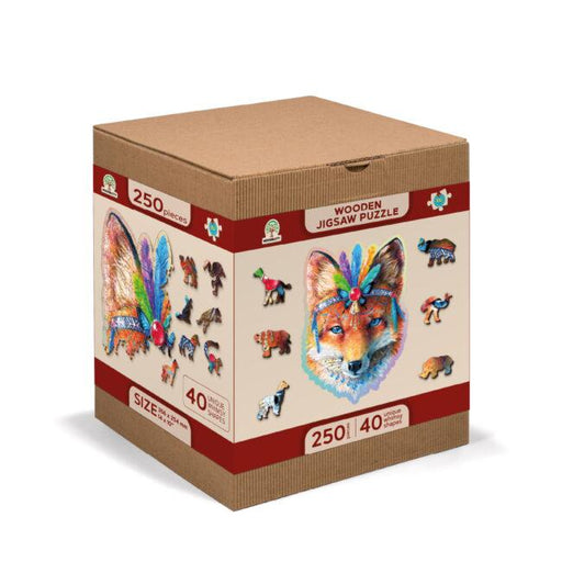 Mystic Fox 250 Piece Wood Jigsaw Puzzle Wooden City - for just $27.99! 
