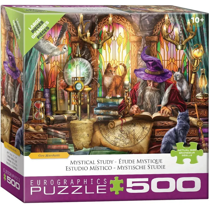 Mystical Study 500 Piece Jigsaw Puzzle Eurographics - for just $17.99! 