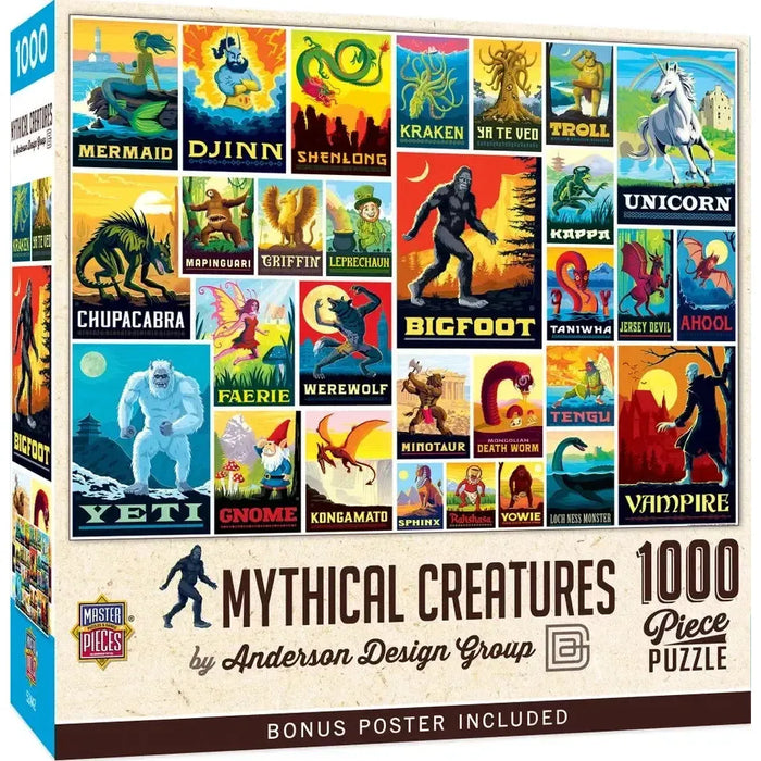 Mythical Creatures by Anderson Design 1000 Piece Jigsaw Puzzle MasterPieces - for just $17.99! 