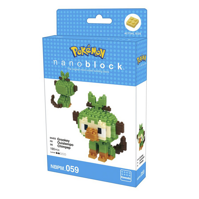 Nanoblock: Pokémon Series - Grookey - for just $11.99! 