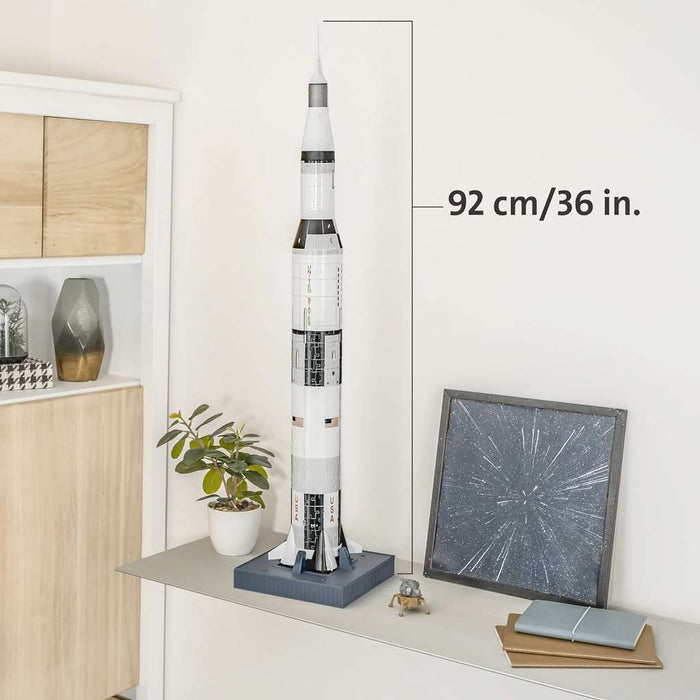 NASA Apollo Saturn V Rocket 504 Piece 3D Jigsaw Puzzle Ravensburger - for just $79.99! 