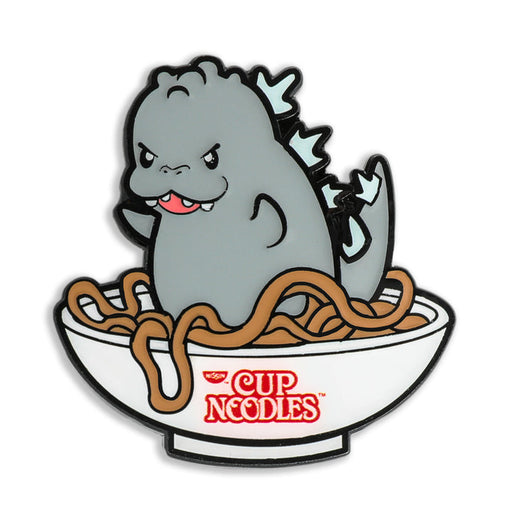 Nissin® Cup Noodles® x Godzilla Enamel Pin 1.5" - Hangry - for just $13.99! 