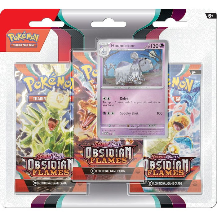 Pokemon: Obsidian Flames 3-Pack Blister - Just $11.95! Shop now at Retro Gaming of Denver