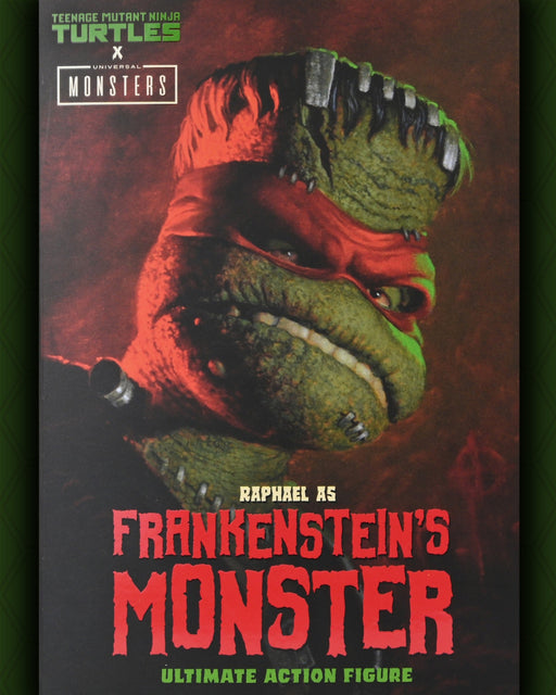 NECA Universal Monsters x Teenage Mutant Ninja Turtles - Ultimate Raphael as Frankenstein’s Monster - for just $44.99! 