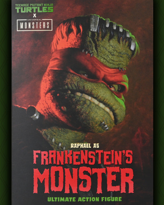 NECA Universal Monsters x Teenage Mutant Ninja Turtles - Ultimate Raphael as Frankenstein’s Monster - for just $44.99! 