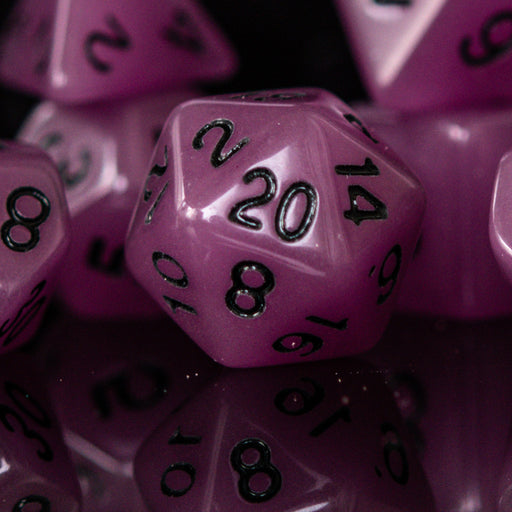 Neon Purple Acrylic Dice Set - Just $9.99! Shop now at Retro Gaming of Denver