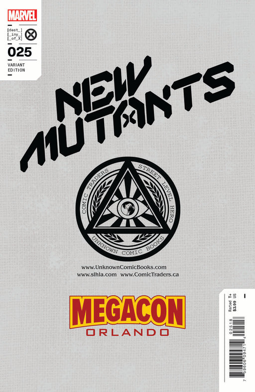 New Mutants 25 Unknown Comics Derrick Chew Exclusive Color Splash Convention VIRGIN Var (06/08/2022) - for just $20! 