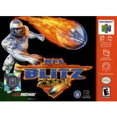Front cover view of NFL Blitz 2001 - Nintendo 64