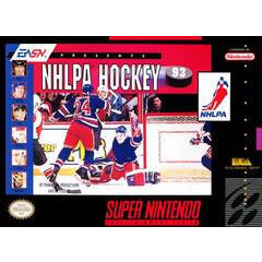 Front cover view of NHLPA Hockey '93 - Super Nintendo