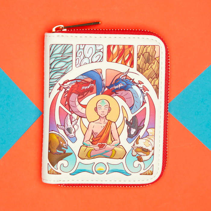 Loungefly: Avatar: The Last Airbender - Aang Mediation Zip Around Wallet - for just $40! 