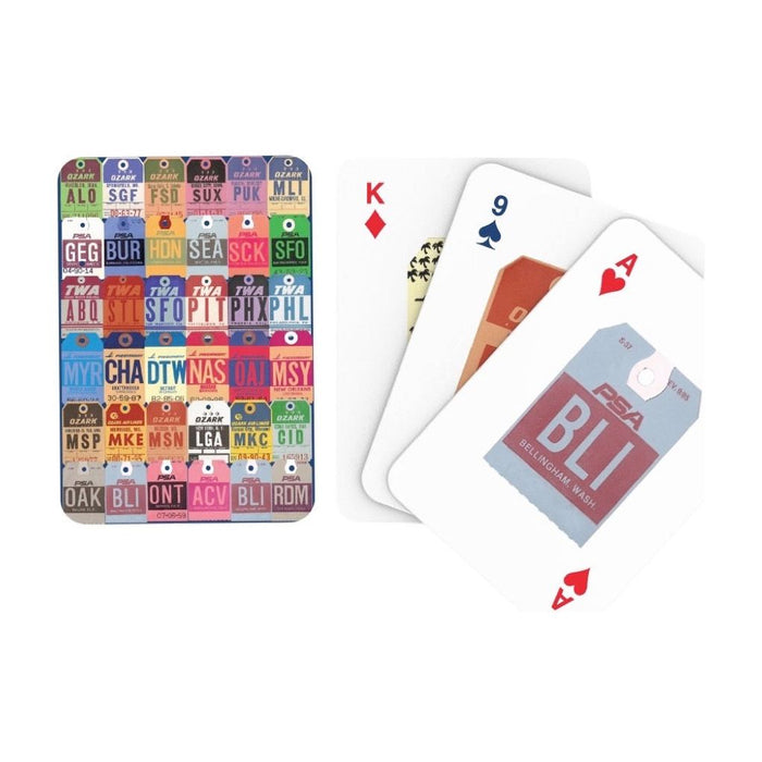 Baggage Tag Playing Cards - Premium Cards - Just $15! Shop now at Retro Gaming of Denver