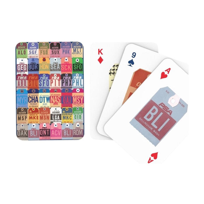 Baggage Tag Playing Cards - Just $11.25! Shop now at Retro Gaming of Denver