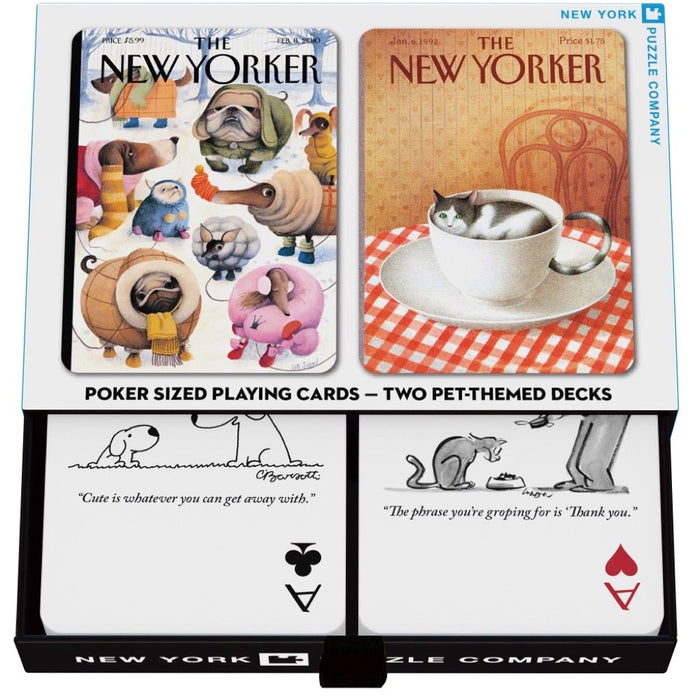 Dog and Cat Cartoons Double Deck Playing Cards - Just $29! Shop now at Retro Gaming of Denver