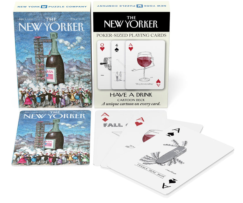 Have a Drink Cartoons Playing Cards - for just $15! 