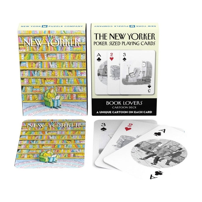 Book Lover Cartoons Playing Cards - Premium Cards - Just $15! Shop now at Retro Gaming of Denver