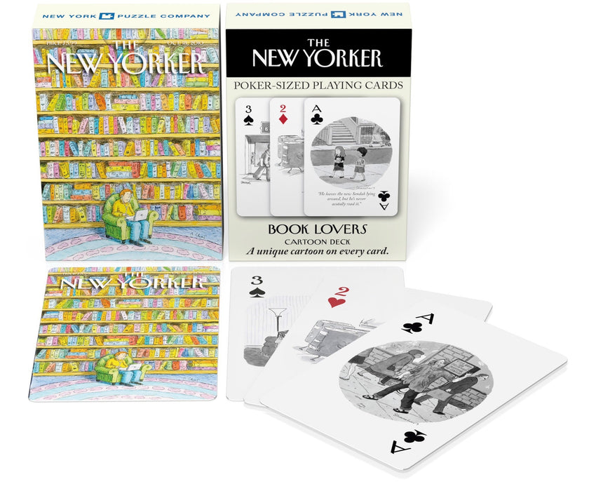 Book Lover Cartoons Playing Cards - for just $18! 