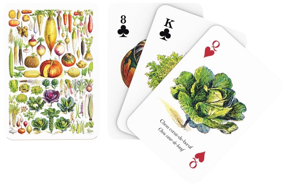 Vegetable Playing Cards - for just $15! 