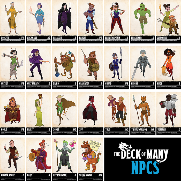 The Deck of Many: NPCS - for just $15.99! 