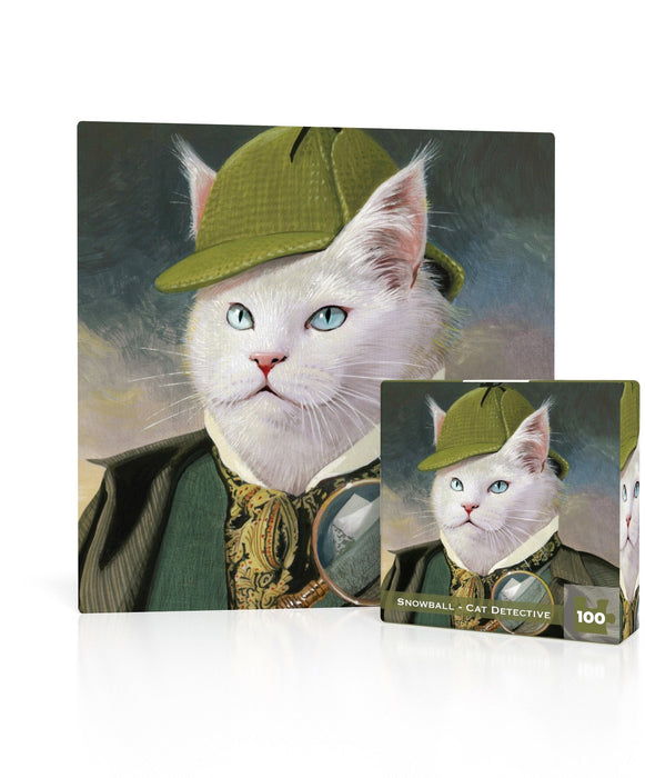 Snowball - Cat Detective Mini - for just $15! 