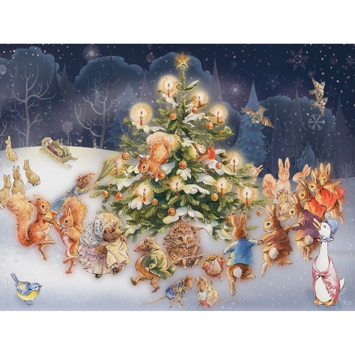 Around the Christmas Tree - Premium Puzzle - Just $23! Shop now at Retro Gaming of Denver