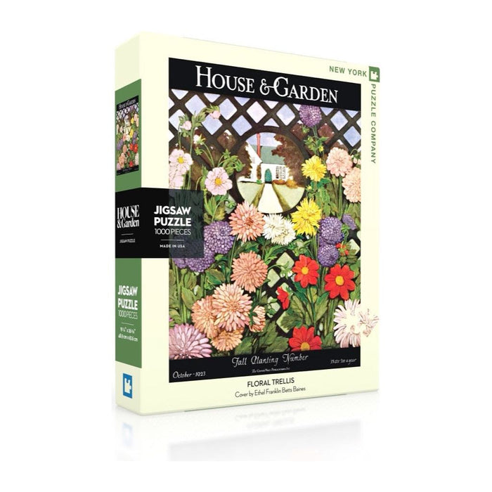 Floral Trellis - Premium Puzzle - Just $25! Shop now at Retro Gaming of Denver