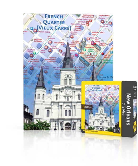 New Orleans City Map Mini - Just $7.20! Shop now at Retro Gaming of Denver