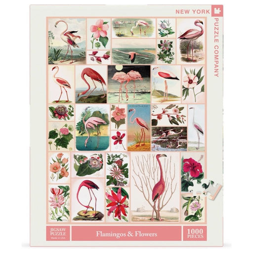 Flamingos and Flowers - Premium Puzzle - Just $25! Shop now at Retro Gaming of Denver