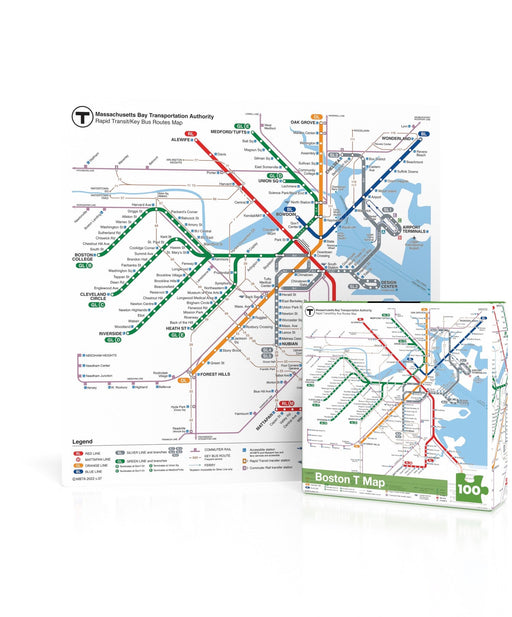 Boston T Map Mini - for just $12! 