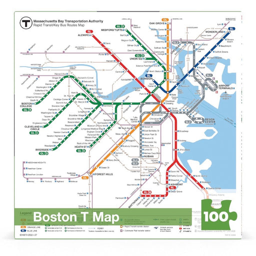 Boston T Map Mini - for just $15! 