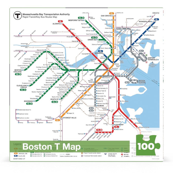 Boston T Map Mini - for just $12! 