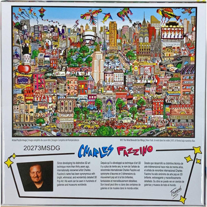 NYC The Wind Beneath Our Wings Pop Art 300 Piece Jigsaw Puzzle Sure Lox - for just $14.99! 