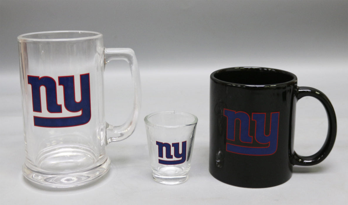 New York Giants 3-Piece Glassware Gift Set - for just $34.99! 