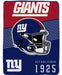 New York Giants 60" x 80" Helmet Stripes Royal Plush Blanket - for just $49.99! 