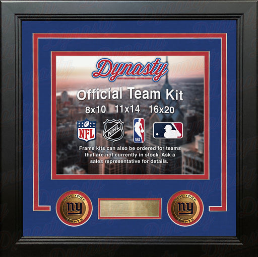 New York Giants Custom NFL Football 8x10 Picture Frame Kit (Multiple Colors) - for just $36.99! 