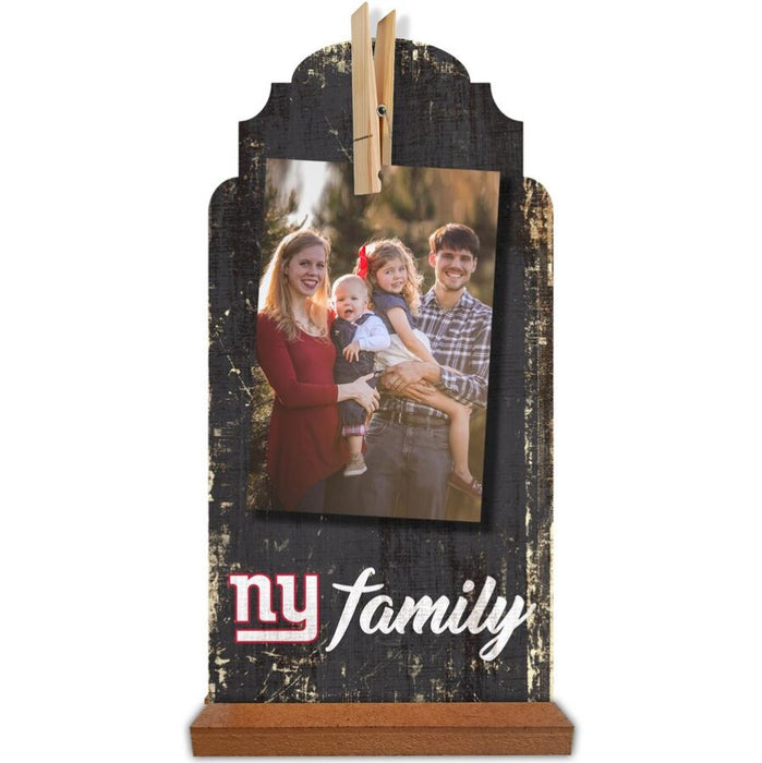 New York Giants 6'' x 12'' Family Clothespin Sign - for just $19.99! 
