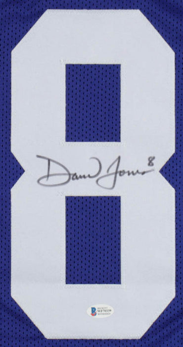 Daniel Jones New York Giants Autographed Royal Blue Football Jersey - Beckett Authenticated - for just $299.99! 