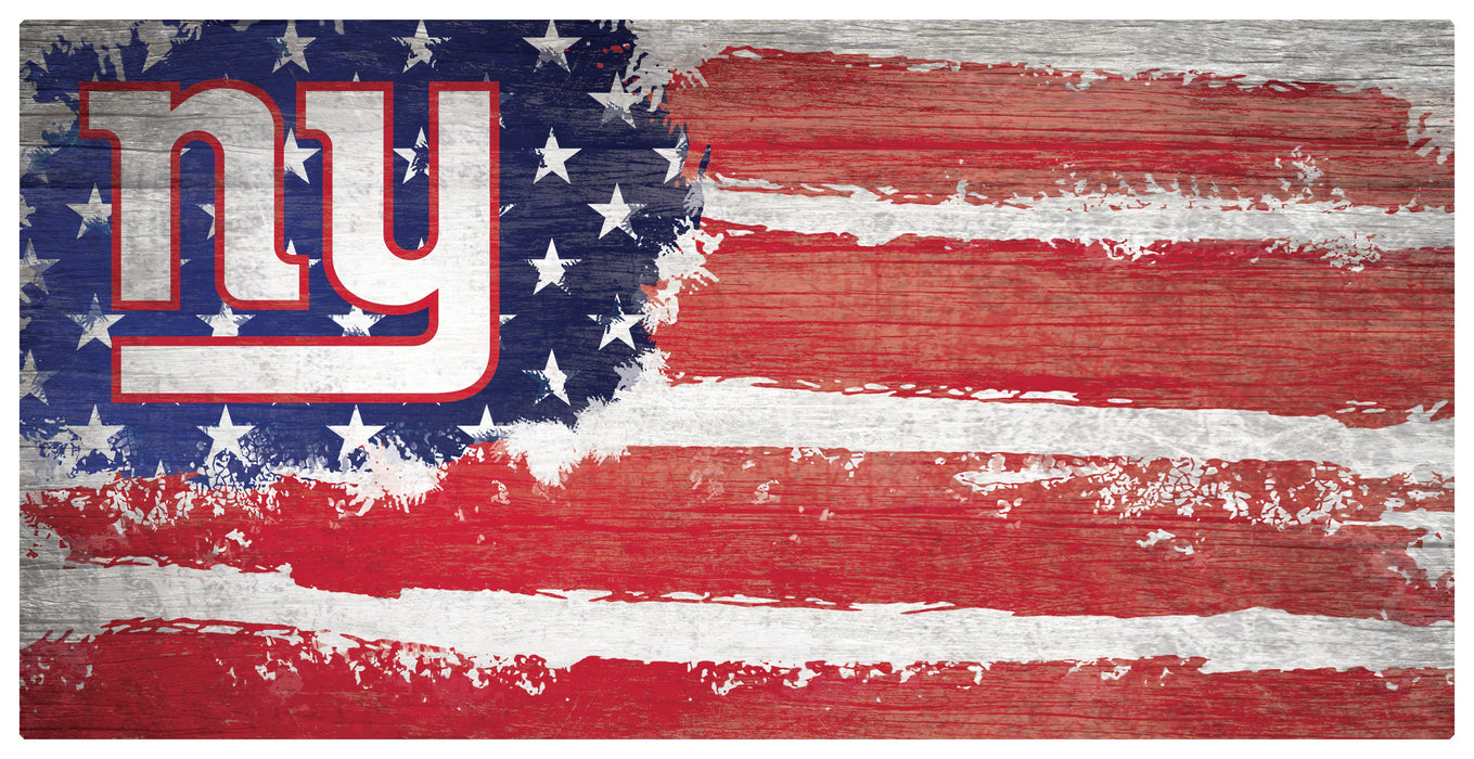 New York Giants Team Flag Wooden Sign - for just $12.99! 