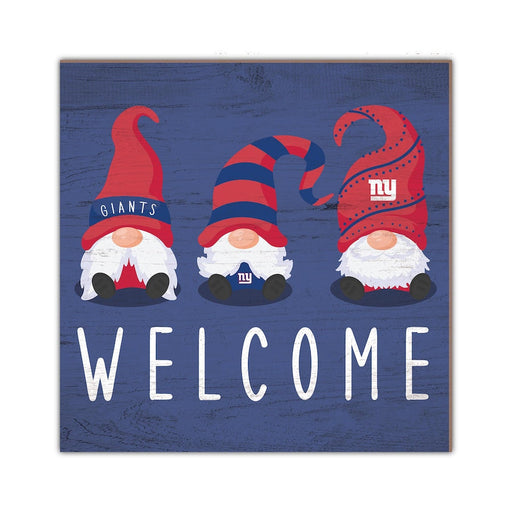 New York Giants Gnome 10" Welcome Wood Sign - for just $19.99! 