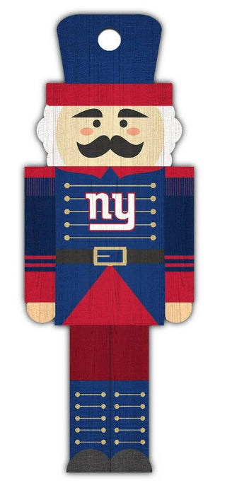 New York Giants Wood Nutcracker Ornament - for just $9.99! 