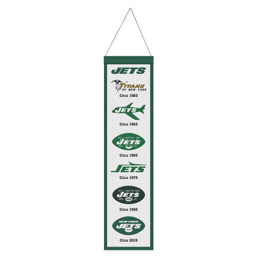 New York Jets 8" x 32" Wool Banner - for just $44.99! 
